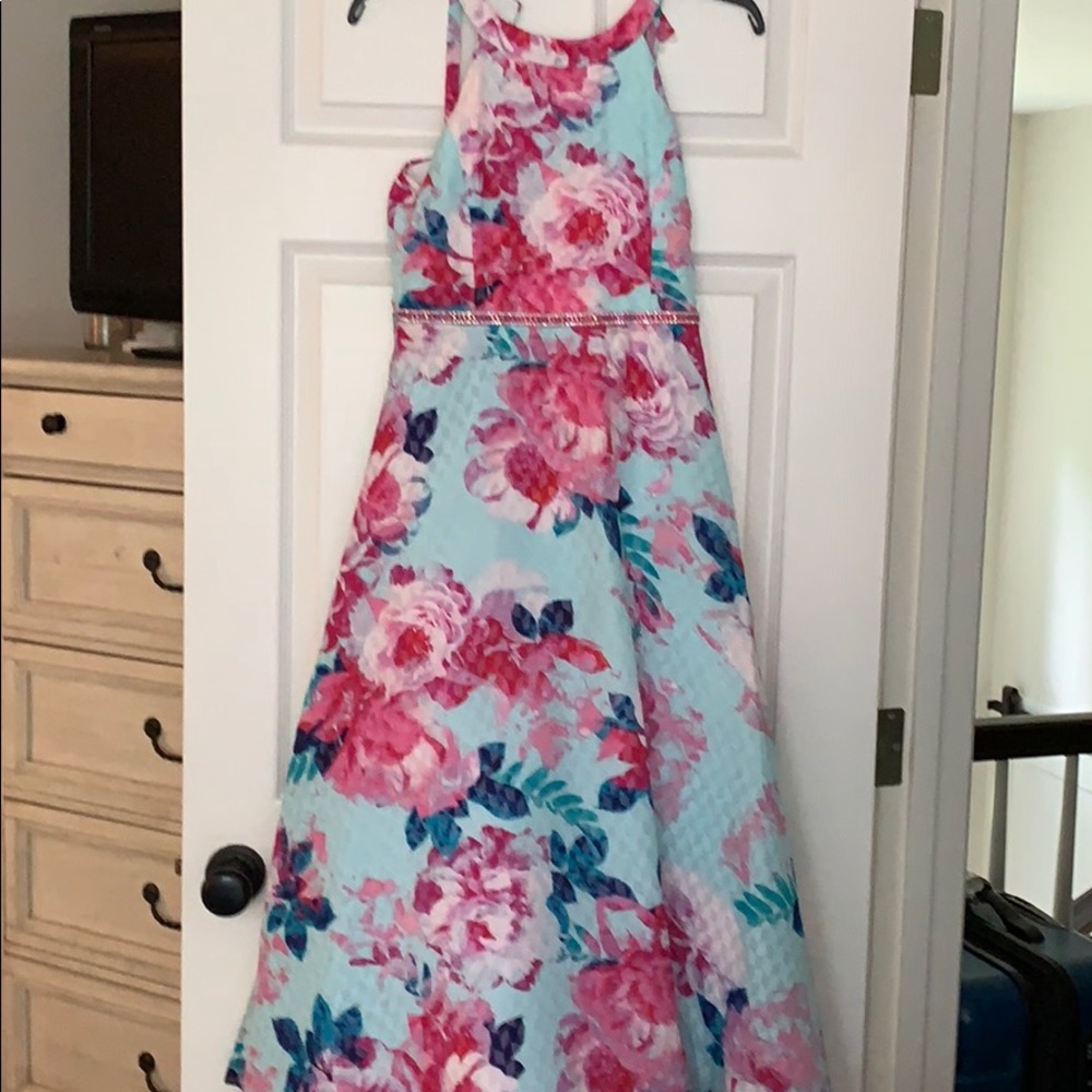 NWT-Full length floral dress